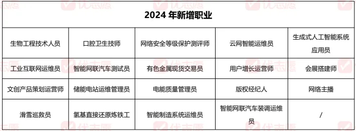 人社部2024年新职业清单发布：探索未来专业就业新动向！