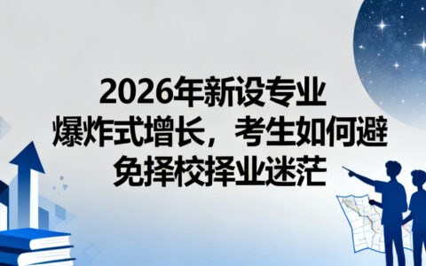 2026年新设专业爆炸式增长，考生如何避免择校择业迷茫