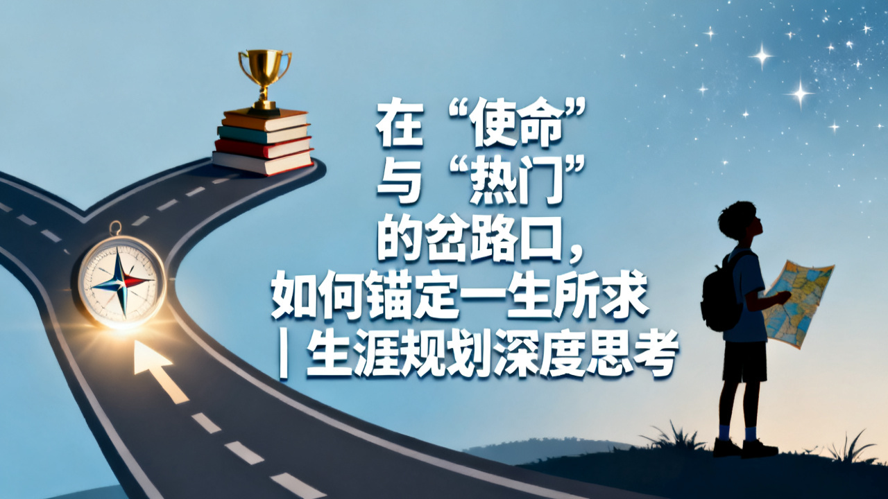 在“使命”与“热门”的岔路口,如何锚定一生所求