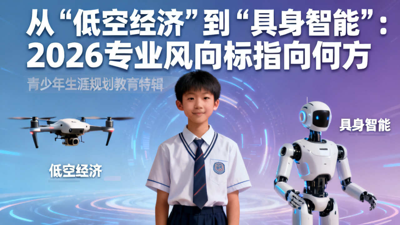从“低空经济”到“具身智能”：2026专业风向标指向何方