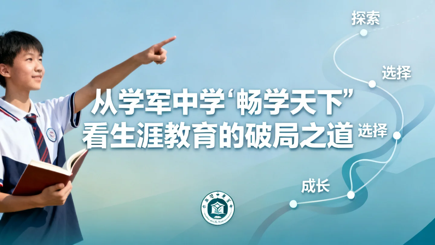 从学军中学“畅学天下”看生涯教育的破局之道