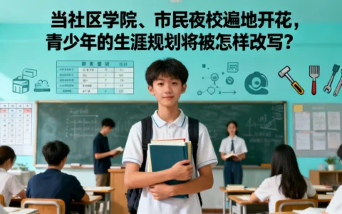 当社区学院、市民夜校遍地开花，青少年的生涯规划将被怎样改写？