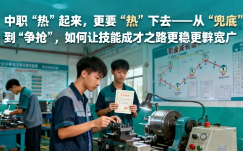 中职“热”起来，更要“热”下去——从“兜底”到“争抢”，如何让技能成才之路更稳更宽广