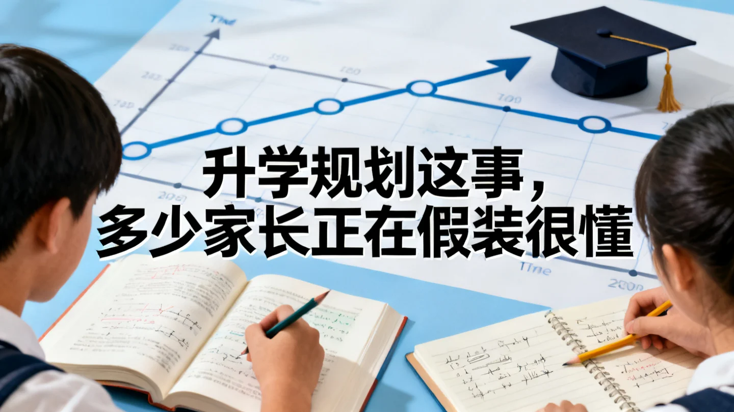 升学规划这事，多少家长正在假装很懂