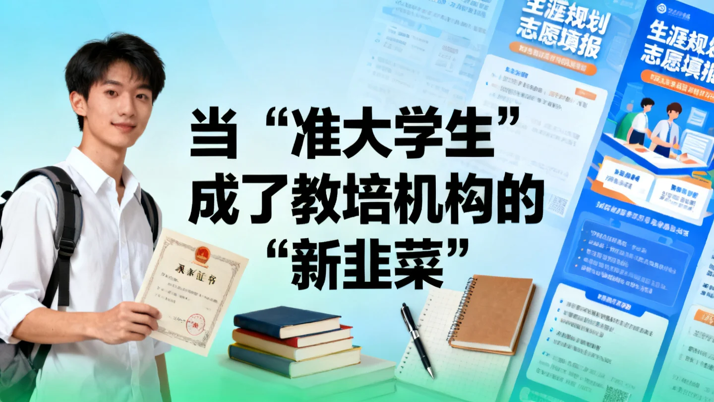 当“准大学生”成了教培机构的“新韭菜”