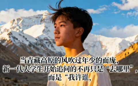 当青藏高原的风吹过年少的面庞，新一代大学生开始追问的不再只是“去哪里”，而是“我是谁”