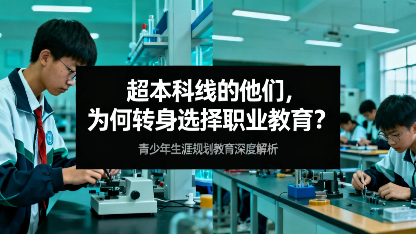 超本科线的他们，为何转身选择职业教育？