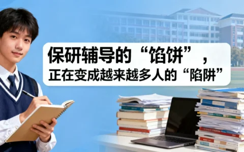 保研辅导的“馅饼”，正在变成越来越多人的“陷阱”