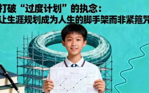 打破“过度计划”的执念：让生涯规划成为人生的脚手架而非紧箍咒