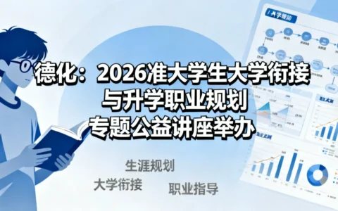 德化：2026准大学生大学衔接与升学职业规划专题公益讲座举办