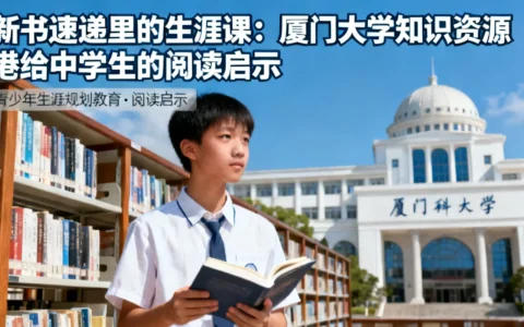 新书速递里的生涯课：厦门大学知识资源港给中学生的阅读启示