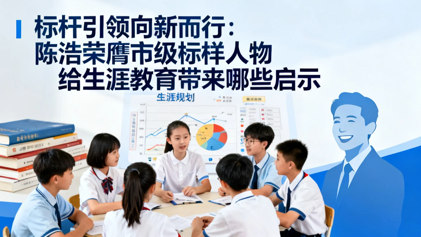 标杆引领向新而行:陈浩荣膺市级标样人物给生涯教育带来哪些启示