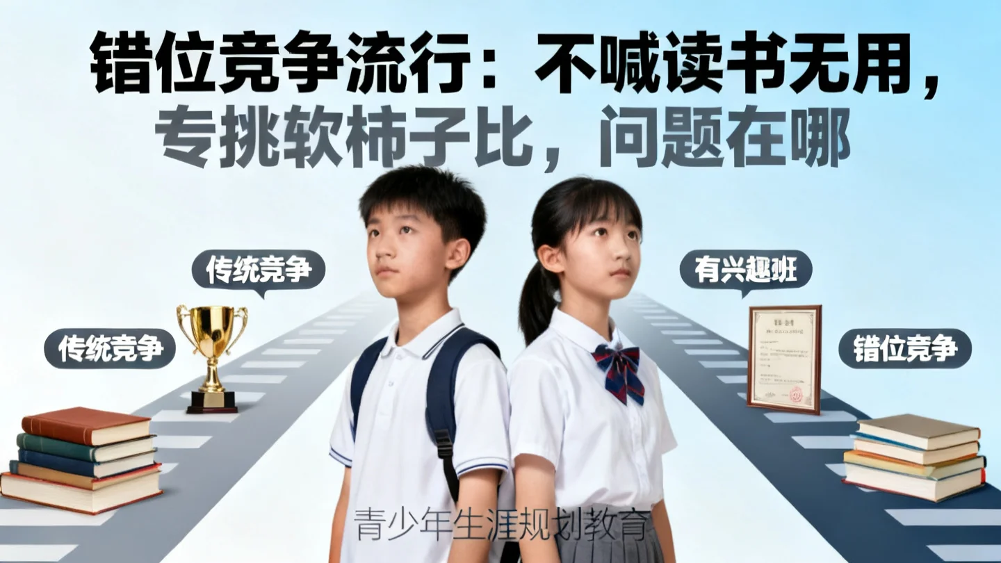 错位竞争流行:不喊读书无用,专挑软柿子比,问题在哪